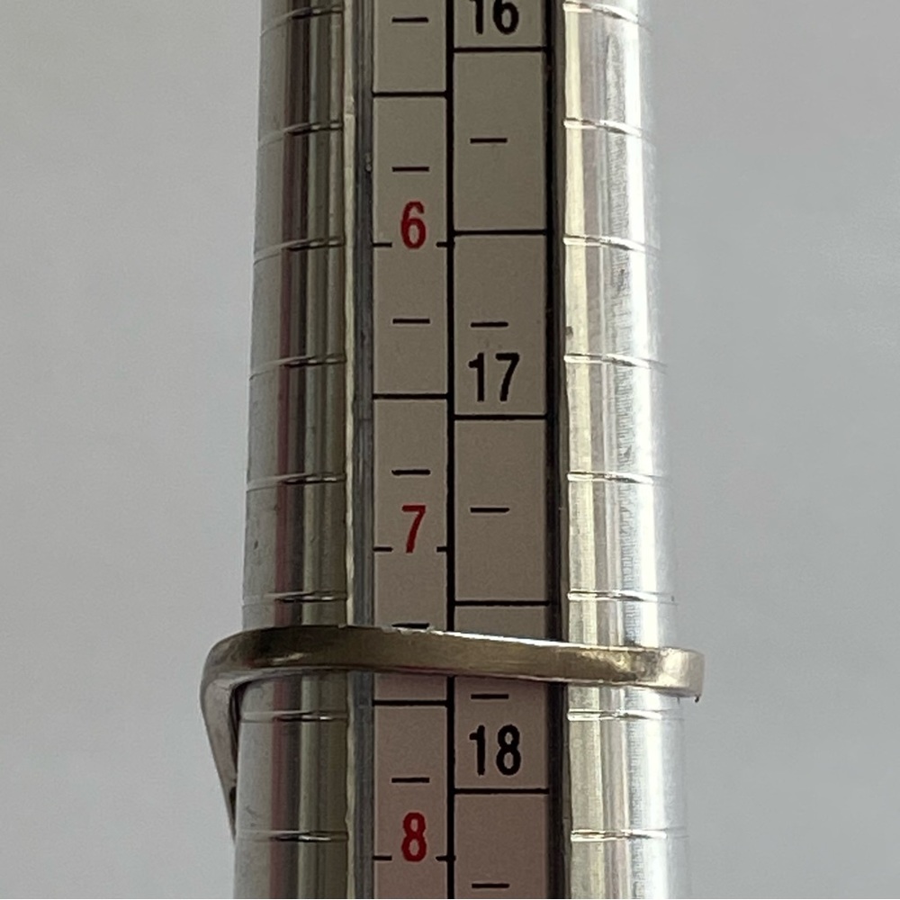 Silver .925 Stackable Wavy Ring - image 3